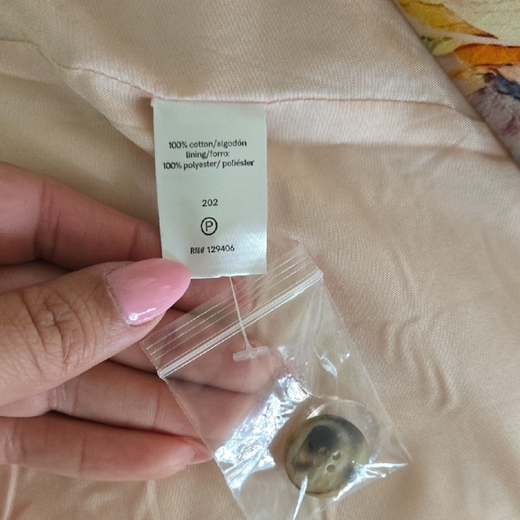 VENUS Pink Floral Watercolor Trench Coat – Feminine Spring Classic 100% Cotton - Picture 9 of 11